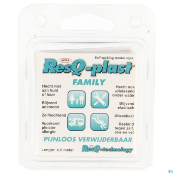 Resq-plast family 4,5mx25mm bleu  1