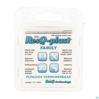 Resq-plast family 4,5mx25mm noir 1