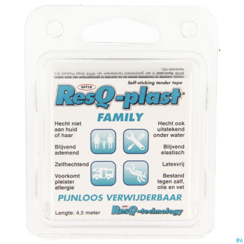 Resq-plast family 4,5mx25mm noir 1