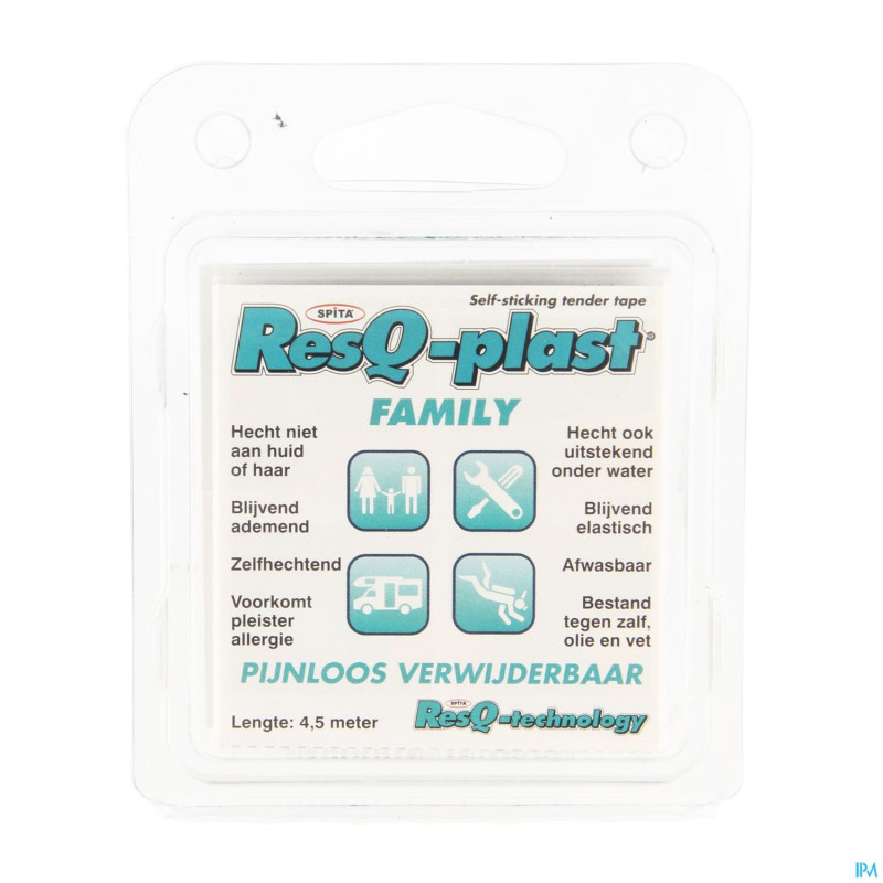 Resq-plast family 4,5mx25mm vert  1