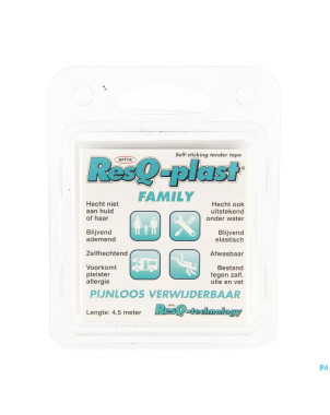 Resq-plast family 4,5mx25mm vert  1