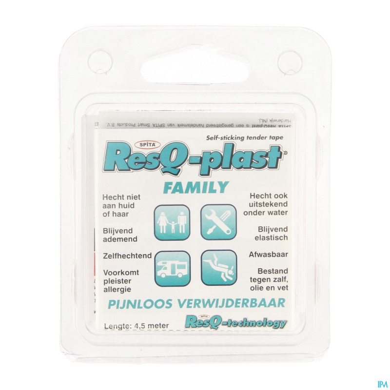 Resq-plast family 4,5mx25mm rose  1