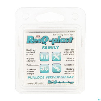 Resq-plast family 4,5mx25mm rouge  1