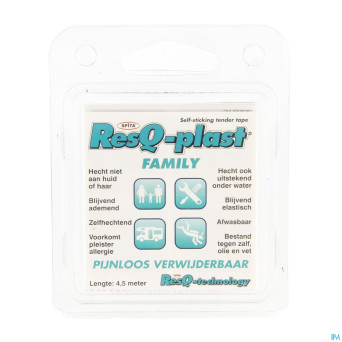 Resq-plast family 4,5mx25mm turquoise  1