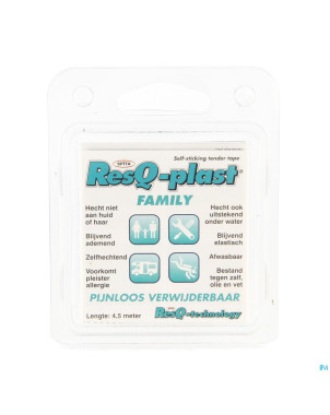 Resq-plast family 4,5mx25mm turquoise  1