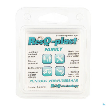 Resq-plast family 4,5mx25mm blanc  1