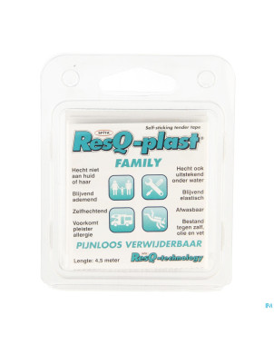 Resq-plast family 4,5mx25mm blanc  1