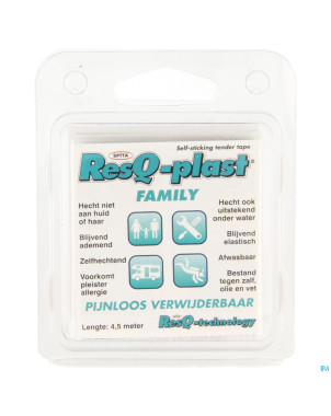 Resq-plast family 4,5mx25mm blanc  1