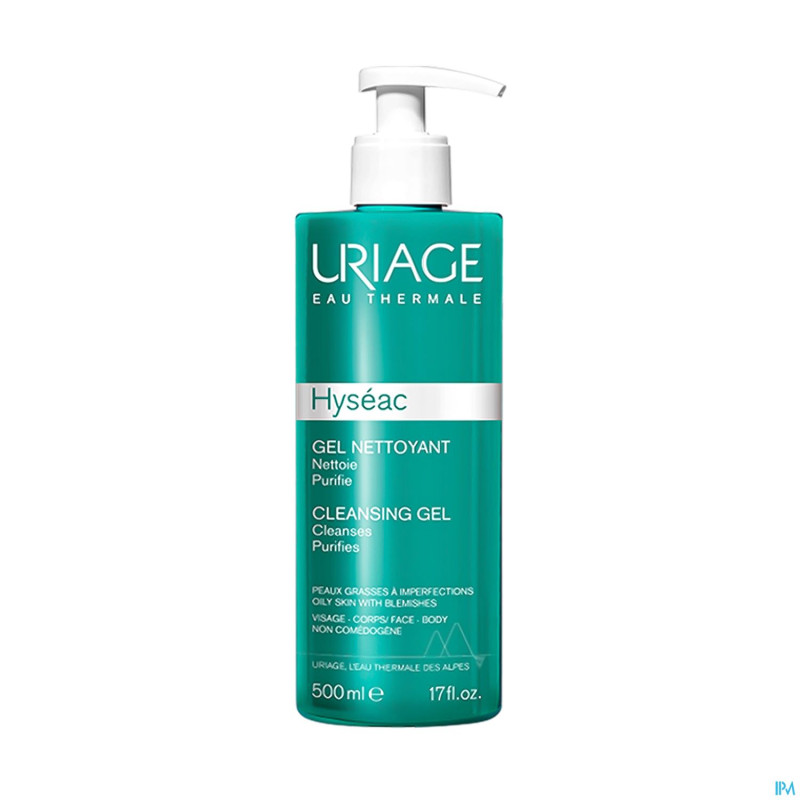 Uriage hyseac gel nettoyant   500ml