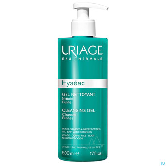 Uriage hyseac gel nettoyant   500ml
