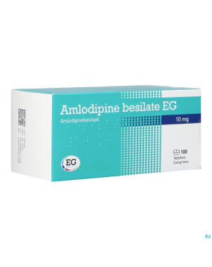 Amlodipine besilate eg 10mg pipharma comp 100x10mg