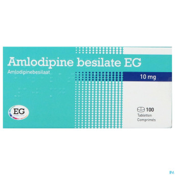 Amlodipine besilate eg 10mg pipharma comp 100x10mg