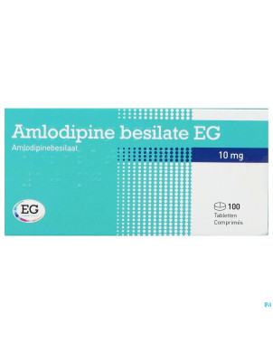 Amlodipine besilate eg 10mg pipharma comp 100x10mg