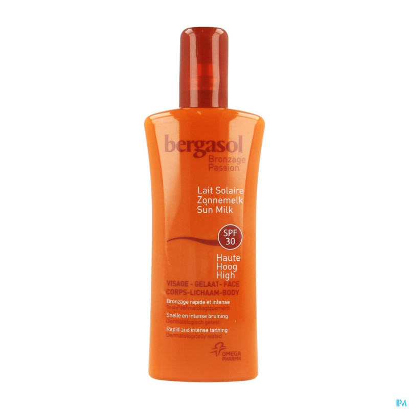 Bergasol lait solaire ip30 nf 125ml