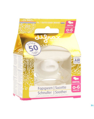 Difrax sucette 0-6m dental or