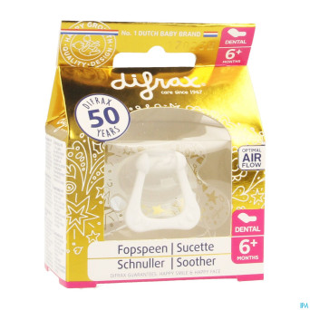 Difrax sucette 6m+ dental or