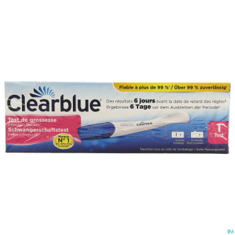 Clearblue early vision stick test grossesse    1