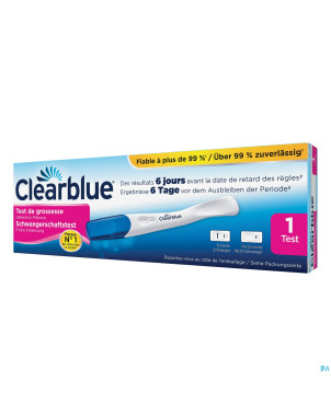 Clearblue early vision stick test grossesse    1