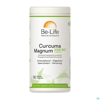 Curcuma magnum 3200 be life bio    pot caps  90