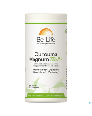 Curcuma magnum 3200 be life bio    pot caps  90