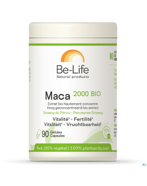 Maca 2000 bio be life    pot caps  90