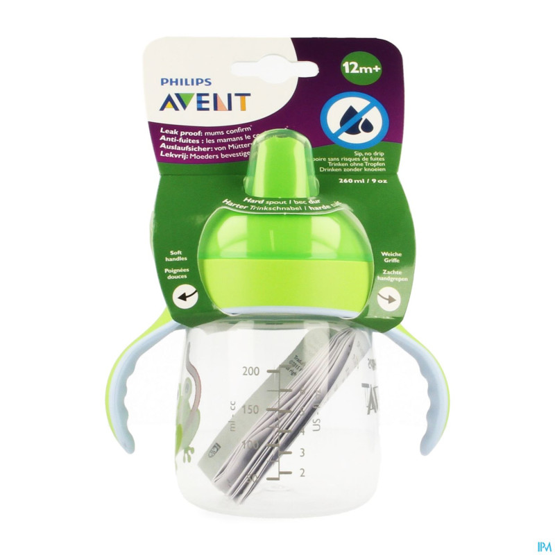 Philips avent gobelet a/fuite grenouille    260ml