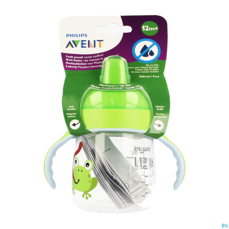 Philips avent gobelet a/fuite crabe    260ml