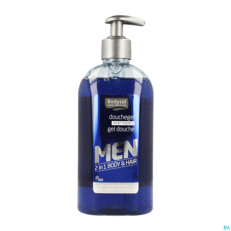 Bodysol men douche sport energy 500ml