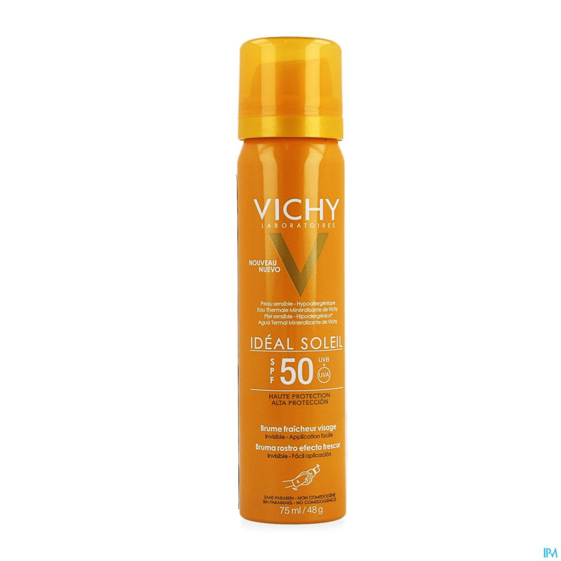 Vichy ideal soleil brume fraich. visage ip50  75ml