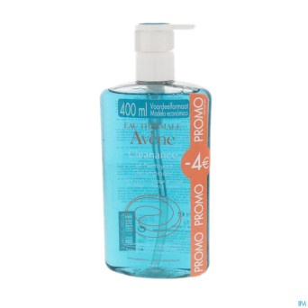 Avene cleanance gel nettoyant 400ml promo