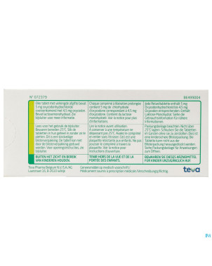 Oxycodone teva  5mg liber.prolongee comp  30