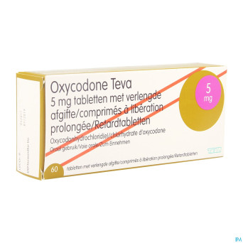 Oxycodone teva  5mg liber.prolongee comp  60