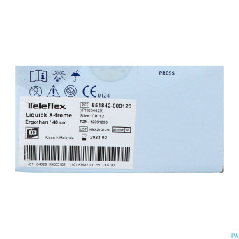 Liquick x-treme ergothan sonde vessie 40cm ch12 30