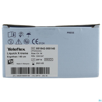 Liquick x-treme ergothan sonde vessie 40cm ch14 30