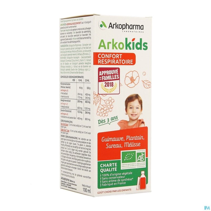Arkokids confort respiration    fl 100ml