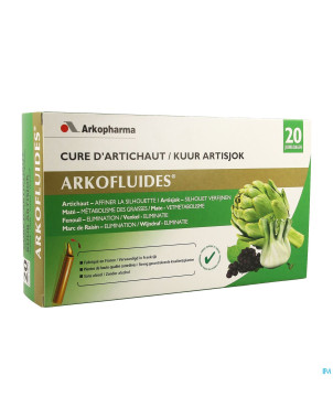 Arkofluide cure artichaut unicadoses 20