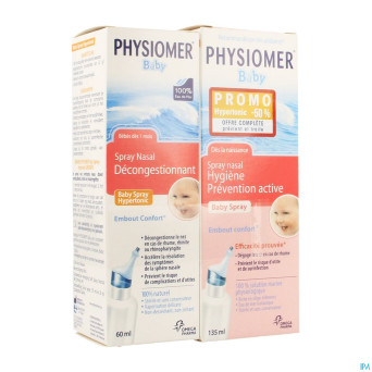 Physiomer iso baby spray 135mlhypert. spray 60ml