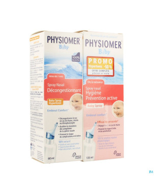Physiomer iso baby spray 135mlhypert. spray 60ml