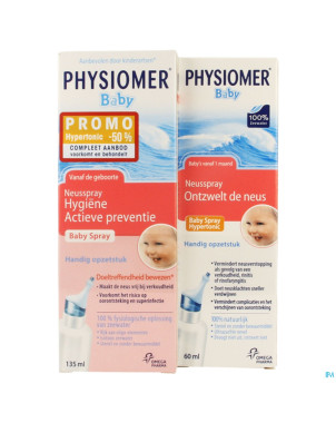 Physiomer iso baby spray 135mlhypert. spray 60ml