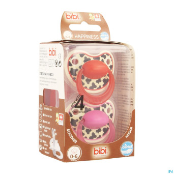 Bibi happiness sucette dental tiger    0- 6m duo