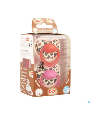 Bibi happiness sucette dental tiger    0- 6m duo