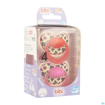 Bibi happiness sucette dental tiger    6-16m duo