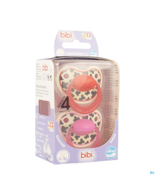 Bibi happiness sucette dental tiger    6-16m duo
