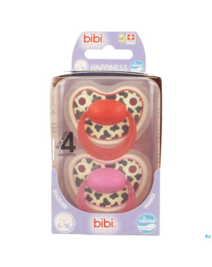 Bibi happiness sucette dental tiger    6-16m duo