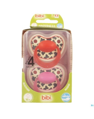 Bibi happiness sucette dental tiger    +16m duo
