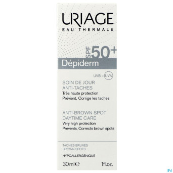 Uriage depiderm ip50+ soin jour a/tache brune 30ml