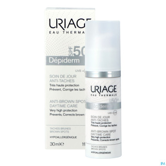 Uriage depiderm ip50+ soin jour a/tache brune 30ml
