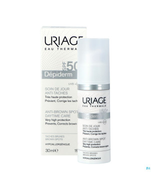 Uriage depiderm ip50+ soin jour a/tache brune 30ml