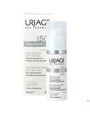 Uriage depiderm ip50+ soin jour a/tache brune 30ml