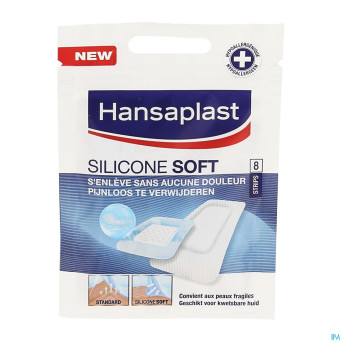 Hansaplast silicone soft    strips  8